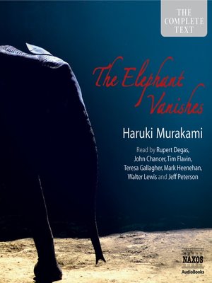 The Elephant Vanishes - Audiobook